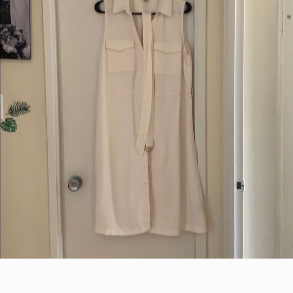 White H&M dress size 10 fits size 8-10